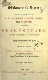 Cover of Shakespeare's library