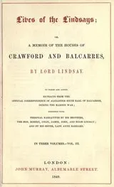 Cover of Lives of the Lindsays