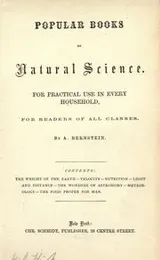 Cover of Popular books on natural science
