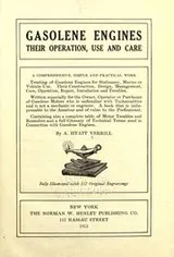 Cover of Gasolene engines; their operation, use and care