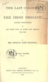 Cover of The last colonel of the Irish Brigade