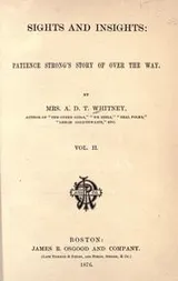 Cover of Sights and insights