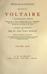Cover of The works of Voltaire