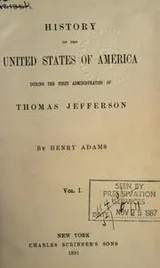 Cover of History of the United States of America