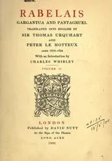 Cover of Gargantua et Pantagruel