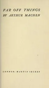 Cover of Far off things