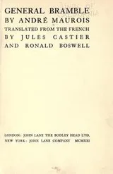 Cover of General Bramble