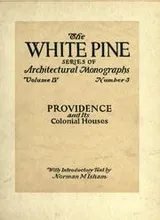 Cover of An architectural monograph on Providence & its colonial houses