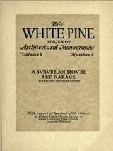 Cover of An Architectural monograph on a suburban house and garage