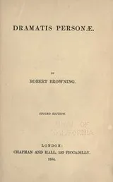 Cover of Dramatis personae