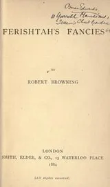 Cover of Ferishtah's fancies