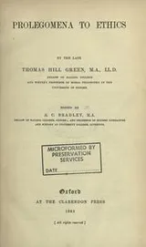 Cover of Prolegomena to ethics