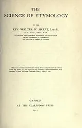 Cover of The science of etymology