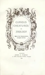 Cover of Curious creatures in zoology