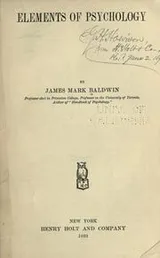 Cover of Elements of psychology