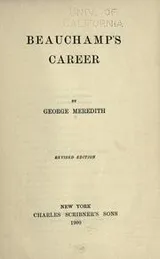 Cover of Beauchamp's career