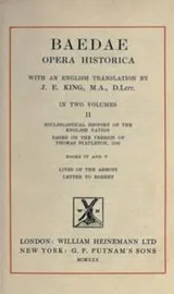 Cover of Baedae opera historica