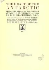 Cover of The heart of the Antarctic