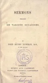 Cover of Sermons preached on various occasions