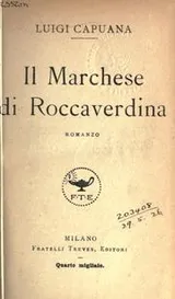 Cover of Il marchese di Roccaverdina