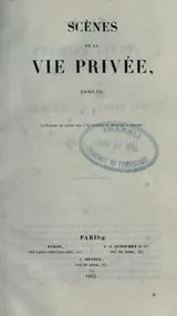 Cover of Scènes de la vie privée