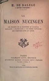 Cover of La maison Nucingen