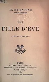 Cover of Une fille d'Eve