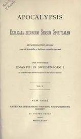 Cover of Apocalypsis explicata secundum sensum spiritualem