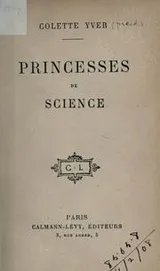 Cover of Princesses de Science