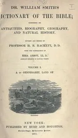 Cover of Dictionary of the Bible