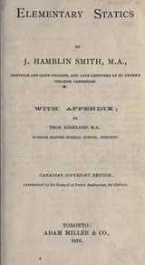 Cover of Elementary statics