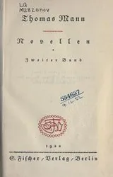 Cover of Novellen