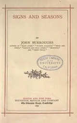 Cover of Signs and seasons