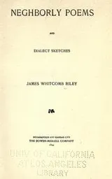 Cover of Neighborly poems and dialect sketches