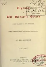 Cover of Legends of the monastic orders as represented in the fine arts