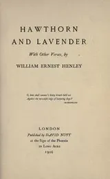 Cover of Hawthorn and lavender, with other verses