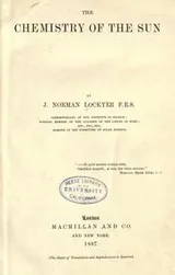 Cover of The chemistry of the sun
