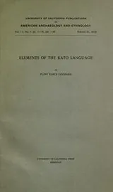 Cover of Elements of the Kato language