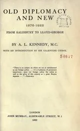 Cover of Old diplomacy and new, 1876-1922