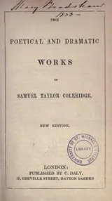Cover of Poetical and dramatic works