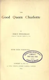 Cover of The Good Queen Charlotte