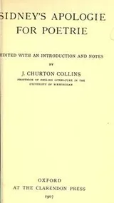 Cover of Apologie for poetrie