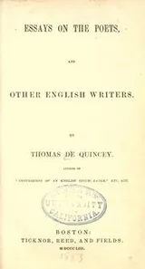 Cover of Essays on the poets