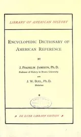 Cover of Dictionary of U.S. history.