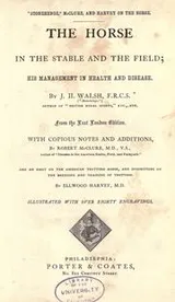 Cover of The horse, in the stable and the field