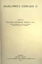 Cover of Marlowe's Edward II
