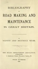 Cover of Bibliography of road making and maintenance in Great Britain