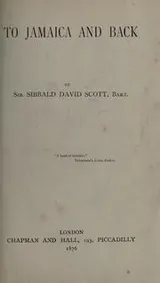 Cover of To Jamaica and back