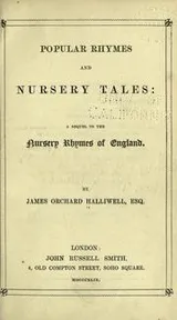 Cover of Popular rhymes & nursery tales of England