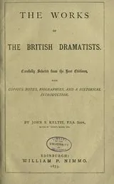 Cover of The works of the British dramatists